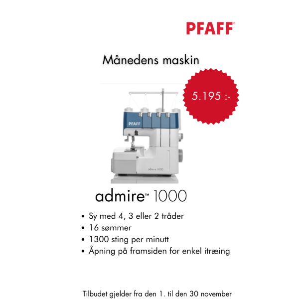Pfaff admire 1000