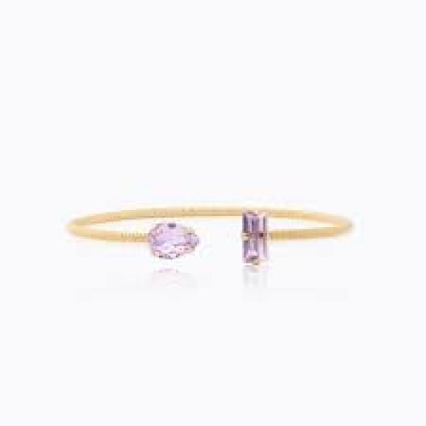 Noelle Statement Bracelet - Gold/Violet