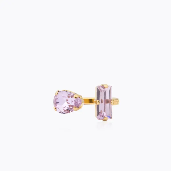 Noelle Ring - Gold/Violet