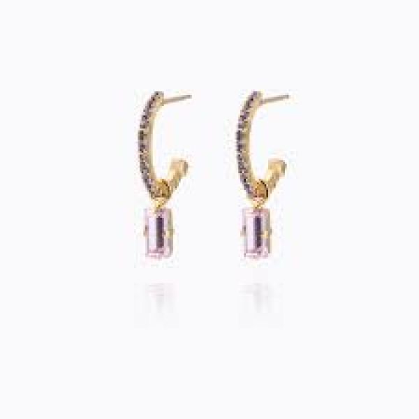 Lucy Earrings Gold/Violet+Tanzanite