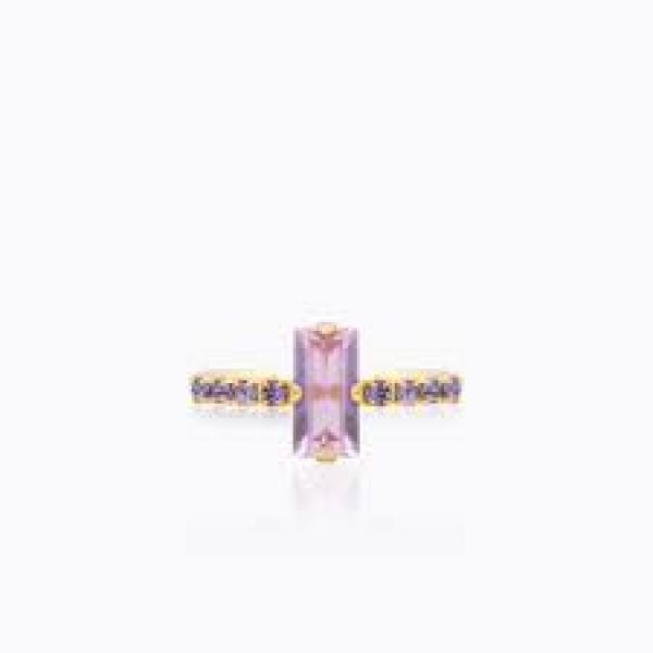 Lucy Ring Gold/Violet+Tanzanite
