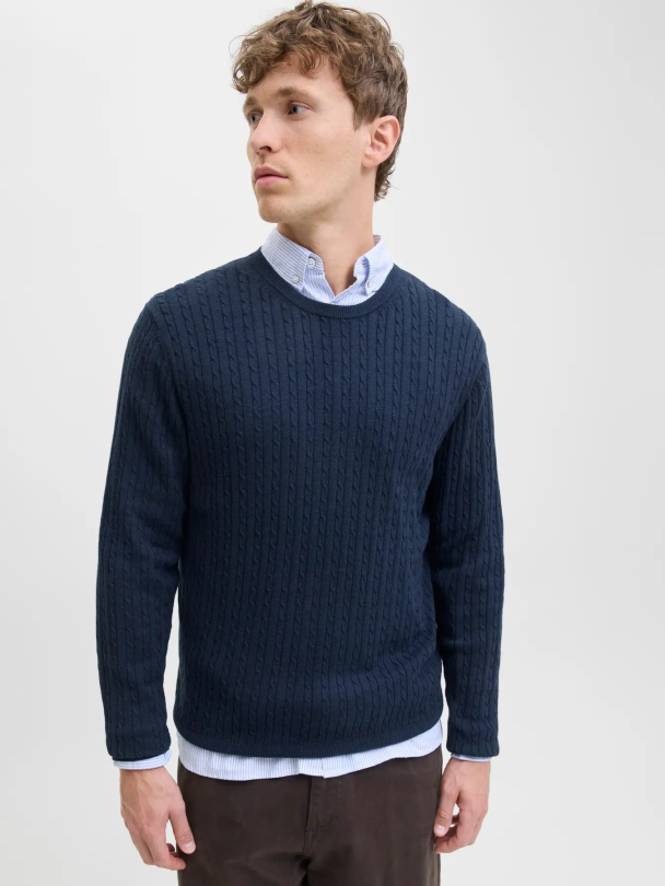 Emil Cable Knit Crewneck - Image 1