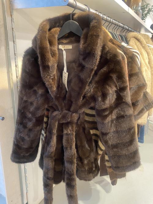 Malena Fake Fur Jacket Brown