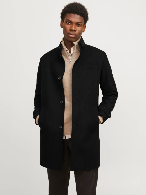 Melton Wool Coat - Image 1