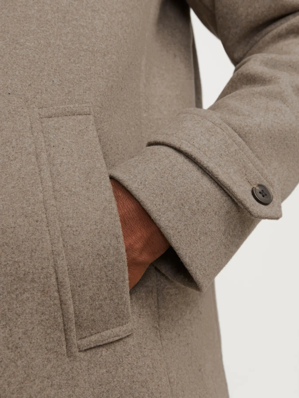 Melton Wool Coat - Image 5