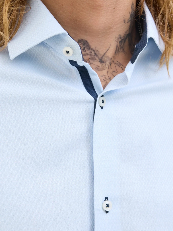 Parker Detail Slim Shirt - Image 2