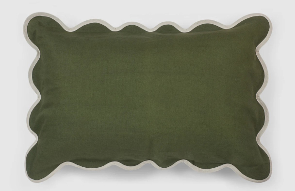 pute poppy forest green 40x60
