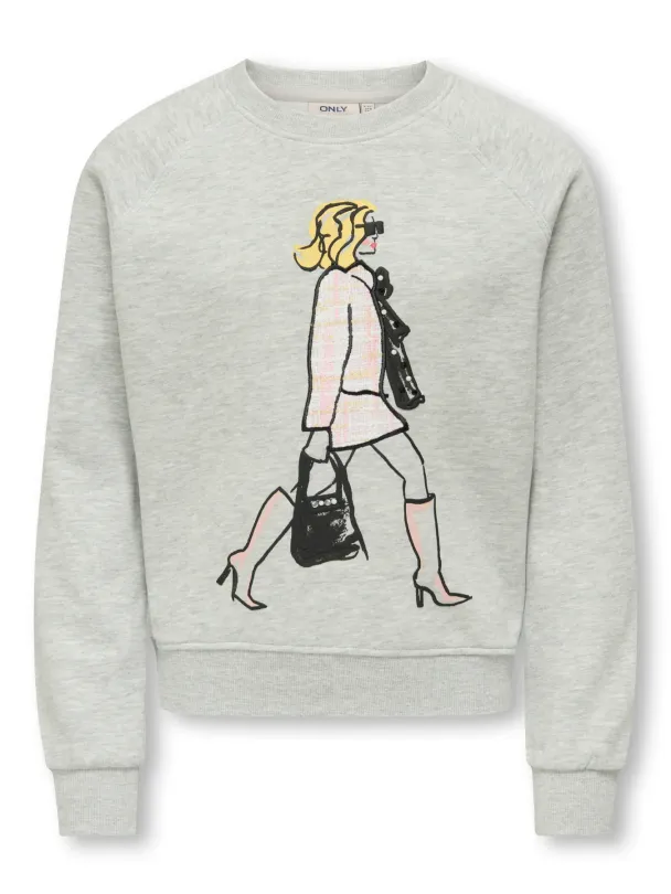 KOGlabinet Collegegenser Grå - Image 1