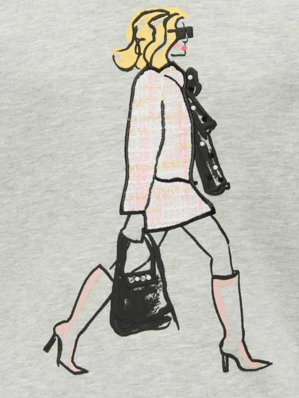 KOGlabinet Collegegenser Grå - Image 3