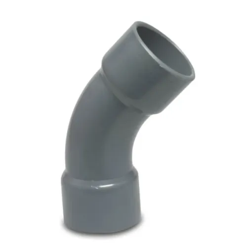 Pvc 50mm slak albue 45grader