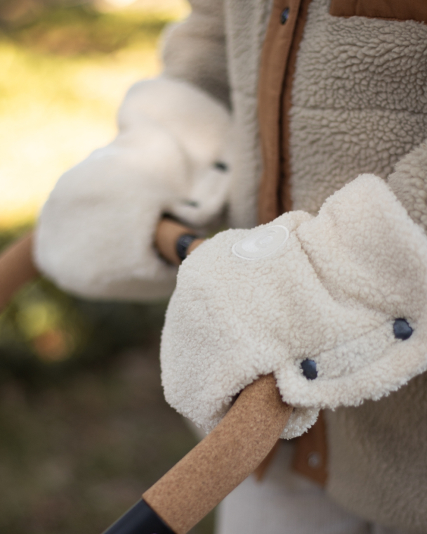 Teddy Håndmuffer - Ivory - Image 4