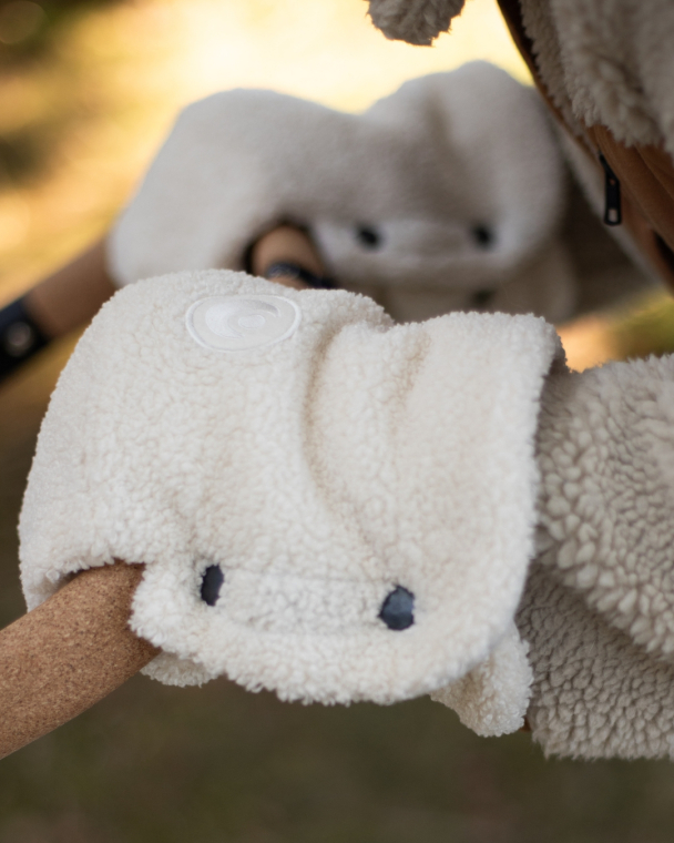 Teddy Håndmuffer - Ivory - Image 1