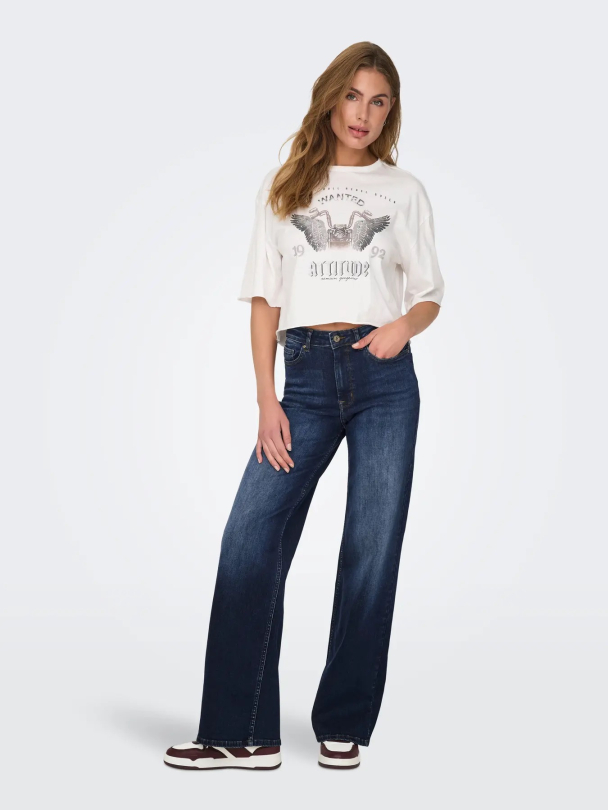 Madison Blush Mid Wide Jeans - Image 5