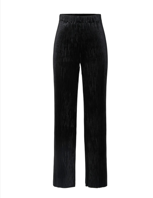 Alice Velvet Pant - Black  - Image 3