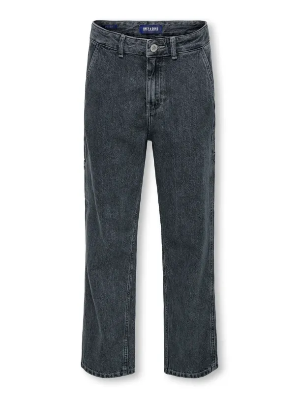 OSJedge Straight Jeans Grå - Image 3
