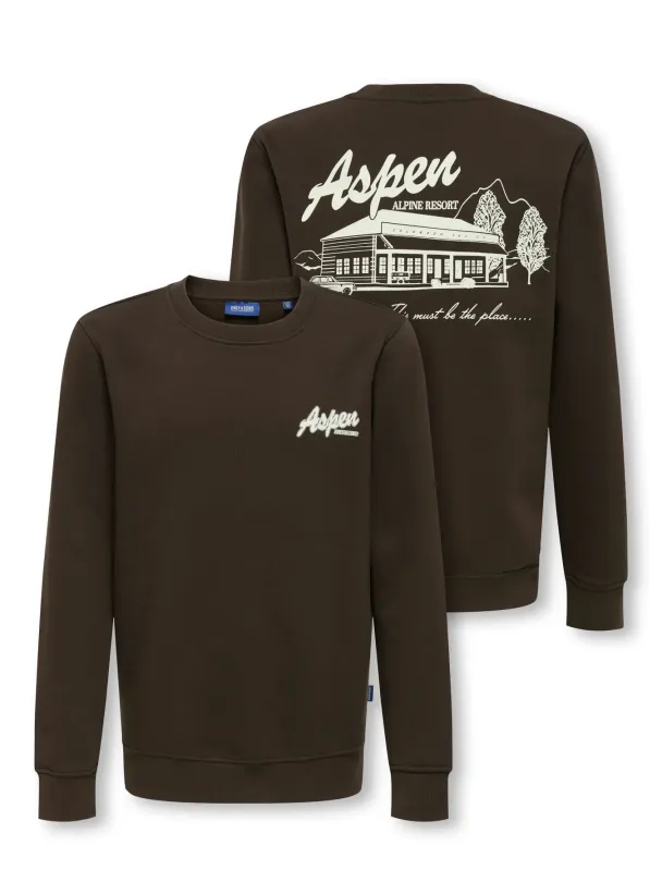 OSJconnor Snow Lige Genser Brun - Image 2