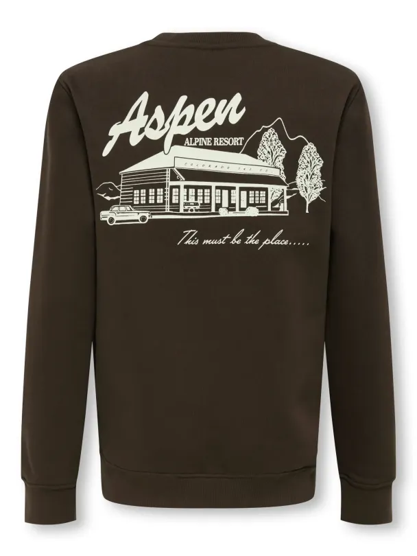 OSJconnor Snow Lige Genser Brun - Image 3