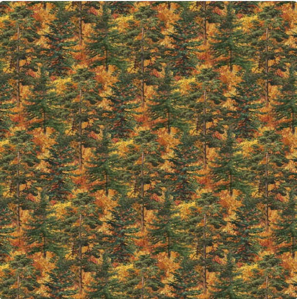 Autumn Woodlands - Naturescapes Rust 