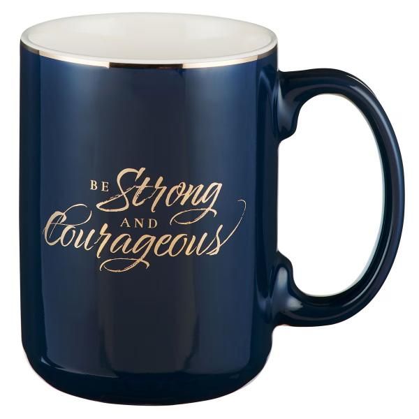 Kopp - Be Strong & Courageous Navy Blue (Joshua 1:9)