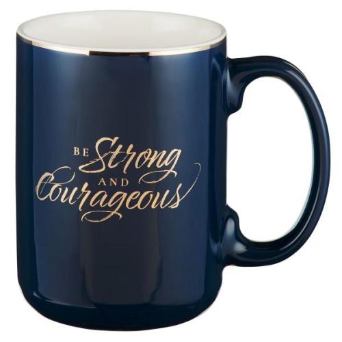 Kopp - Be Strong & Courageous Navy Blue (Joshua 1:9)