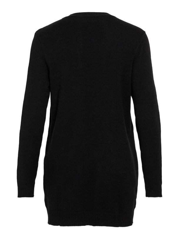 Viril open knit cardigan, svart - Image 3