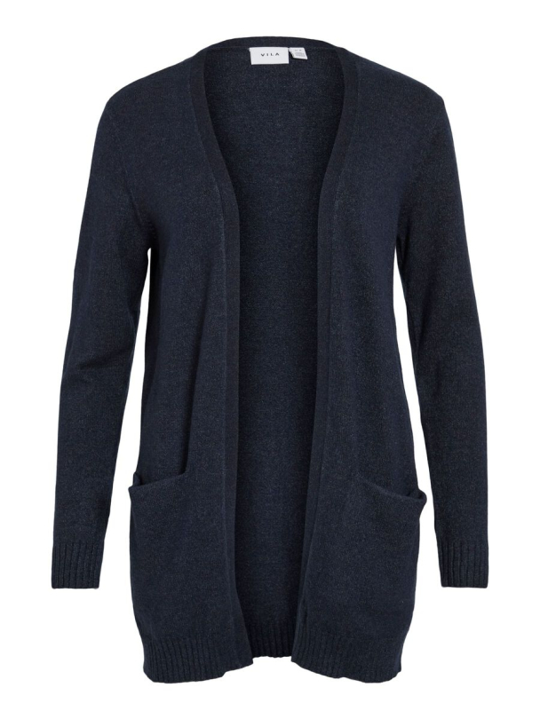 Viril open knit cardigan, blå - Image 6