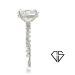 BESTILLINGSVARE ARIANA HG - 2ct (LAB-GROWN DIAMANTRING)