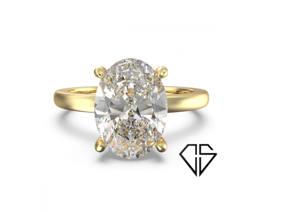 BESTILLINGSVARE HAILEY GG - 2ct (LAB-GROWN DIAMANTRING)