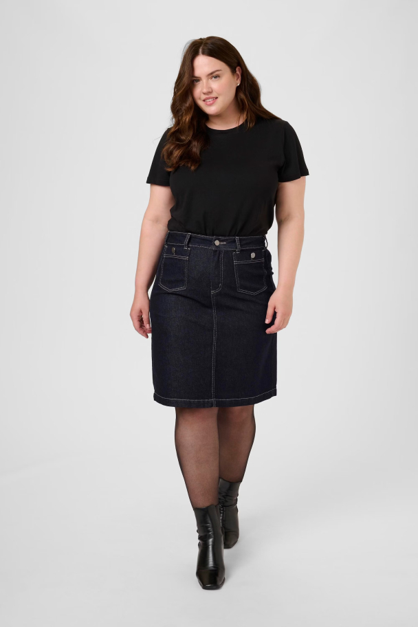 Kaffe Curve Roria denimskjørt - Image 2