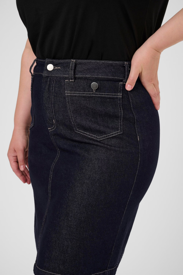 Kaffe Curve Roria denimskjørt - Image 7