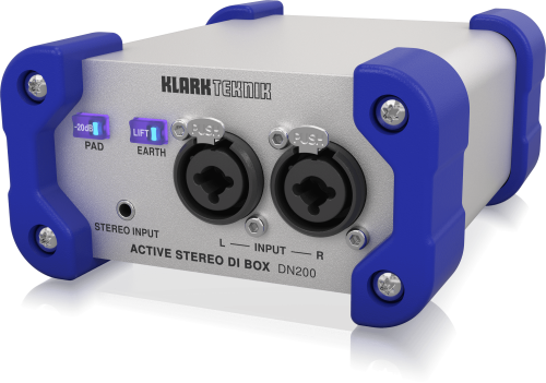 DI Boks Klark Teknik DN200 Stereo aktiv
