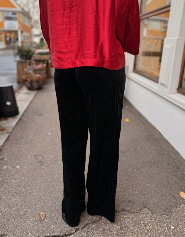 Alice Velvet Pant - Black  - Image 4