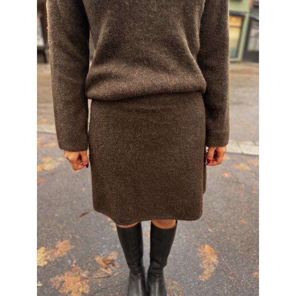 Lulu Brushed Knit Skirt - Delicioso 