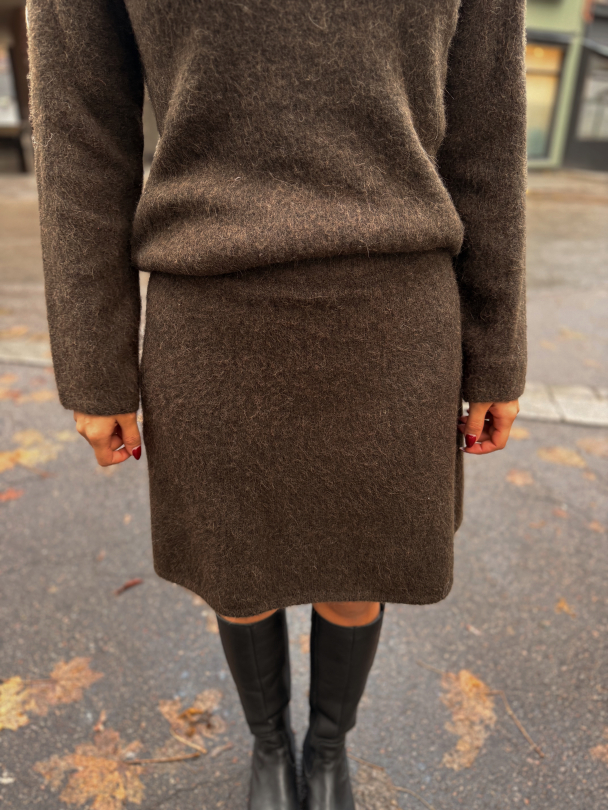 Lulu Brushed Knit Skirt - Delicioso  - Image 1