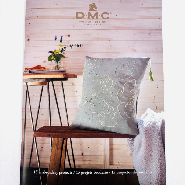 DMC 15 broderingsprosjekter i en bok