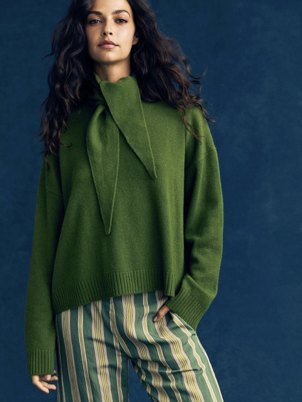 Lela Sweater Herb Green - Image 1