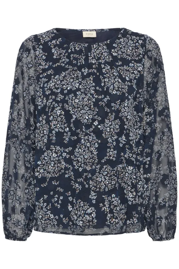 FRChay bluse, blå - Image 6