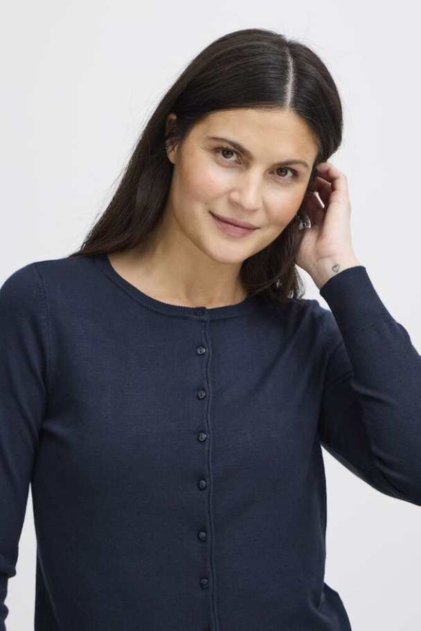 FRZubasic cardigan, navy - Image 3