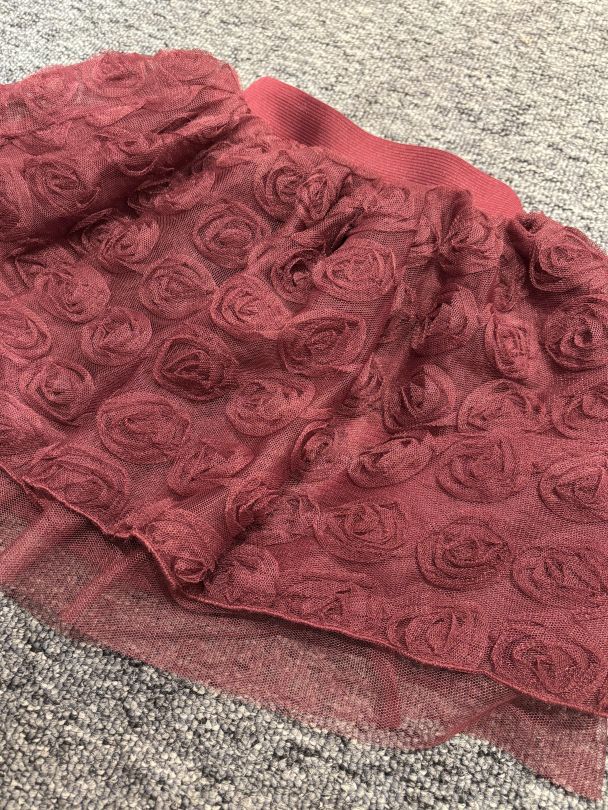 NMFsykia Tyllskjørt Burgunder - Image 2