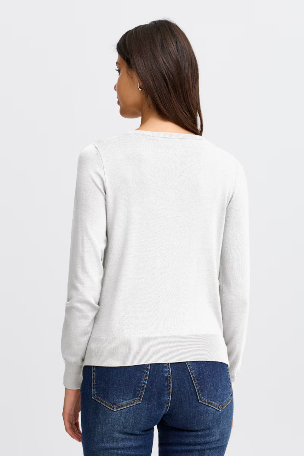FRZubasic cardigan, hvit - Image 2