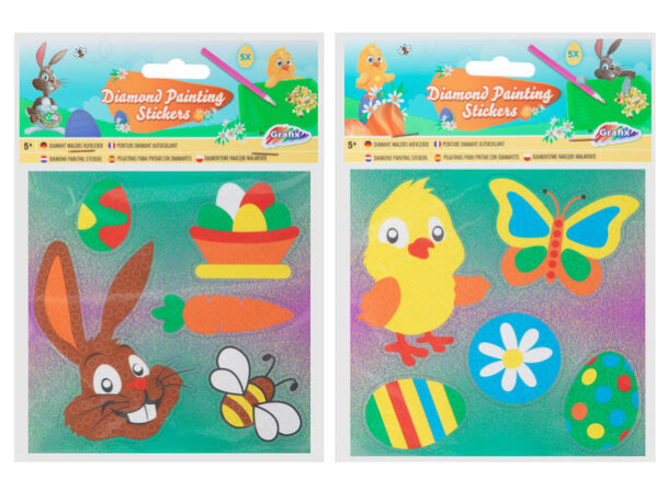 Diamond painting påskestickers - Image 1