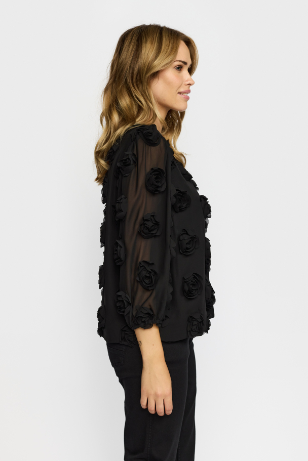 Mynte Bluse Svart - Image 2