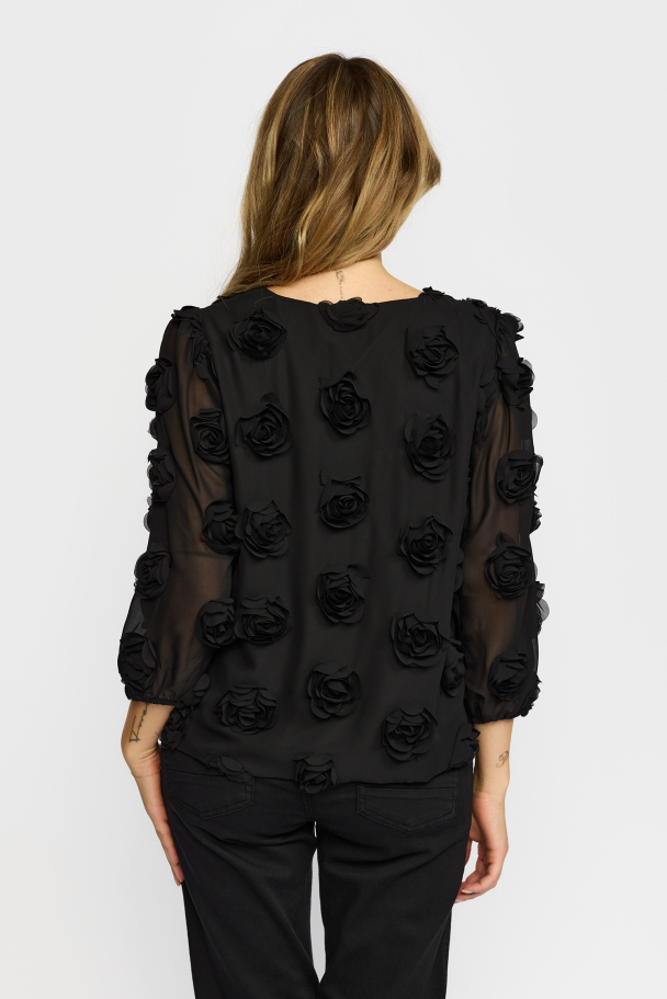 Mynte Bluse Svart - Image 4