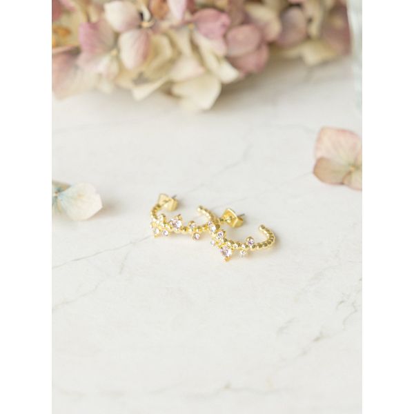 Lily Earrings Pearly Petite - Pink