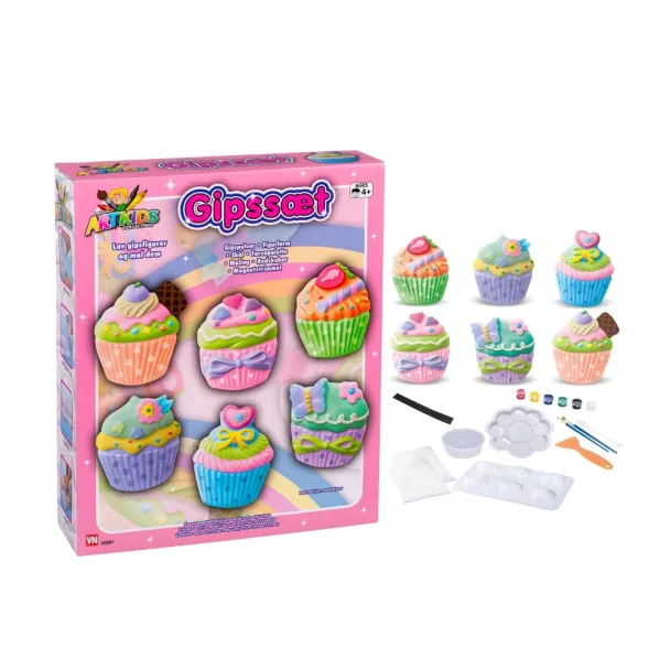 Gipssett cupcake