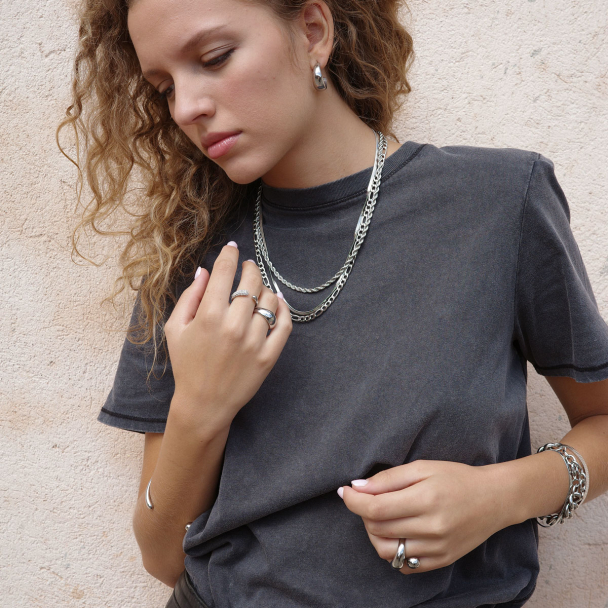 Smykke Stål Figaro 2046-0245 - Image 2