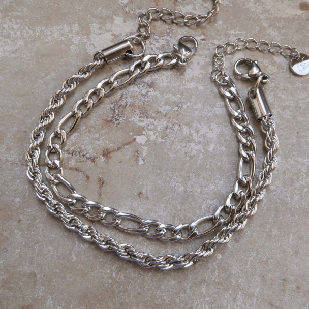 Armband Stål Figaro  - Image 2