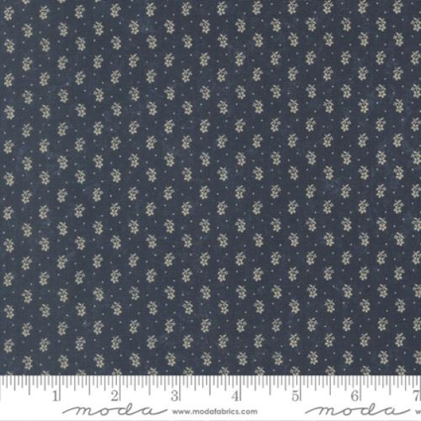 Bluebirds nest Tiny buds Floral blue