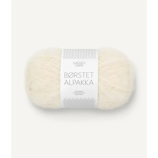 Børstet Alpakka 1012