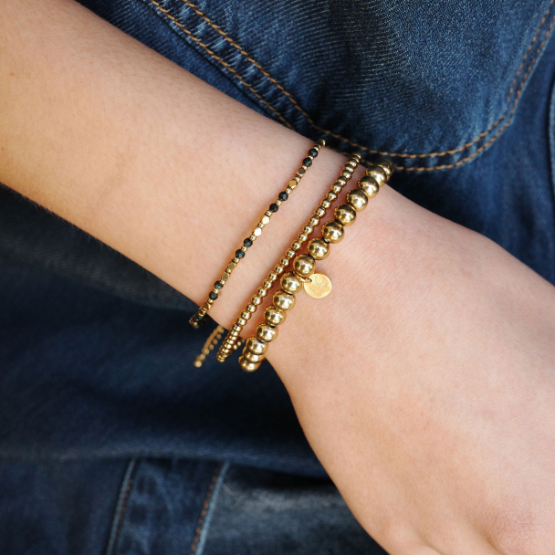 To armbånd med kuler, Stål G 3047-0029 - Image 1